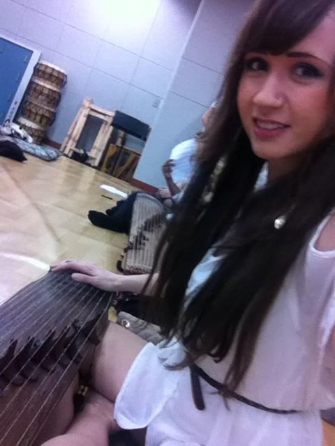 A quick selfie during our dress rehersal!