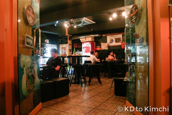 The interior of the pub