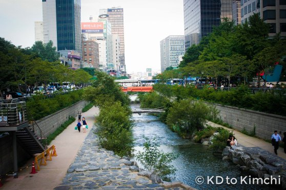 Cheonggyecheon stream
