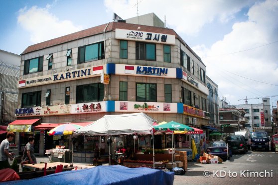 One of the first buildings you see upon entering Ansan