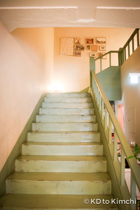 Staircase leading upstairs