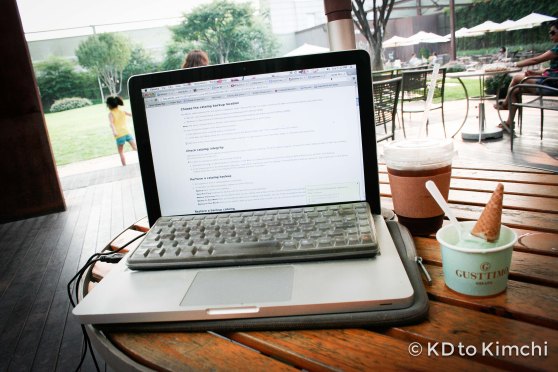 Pure bliss! If only it hadn't been so humid and hot.