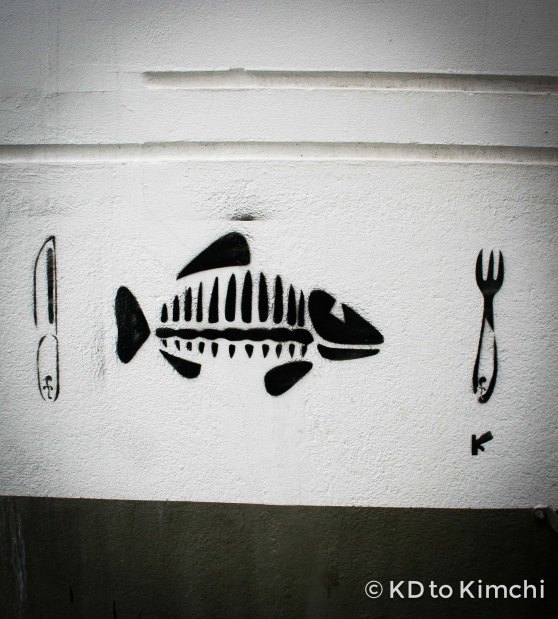 Art on an alley wall